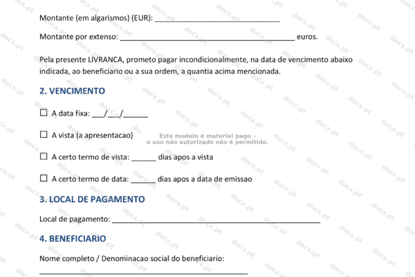 Página 1 em formato A4, em escala, possivelmente de um documento.