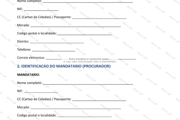 Documento da Procuradoria Geral, página 1 em formato A4, com cabeçalho oficial.